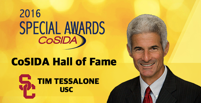Special Awards Salute: Tim Tessalone (USC), CoSIDA Hall of Fame